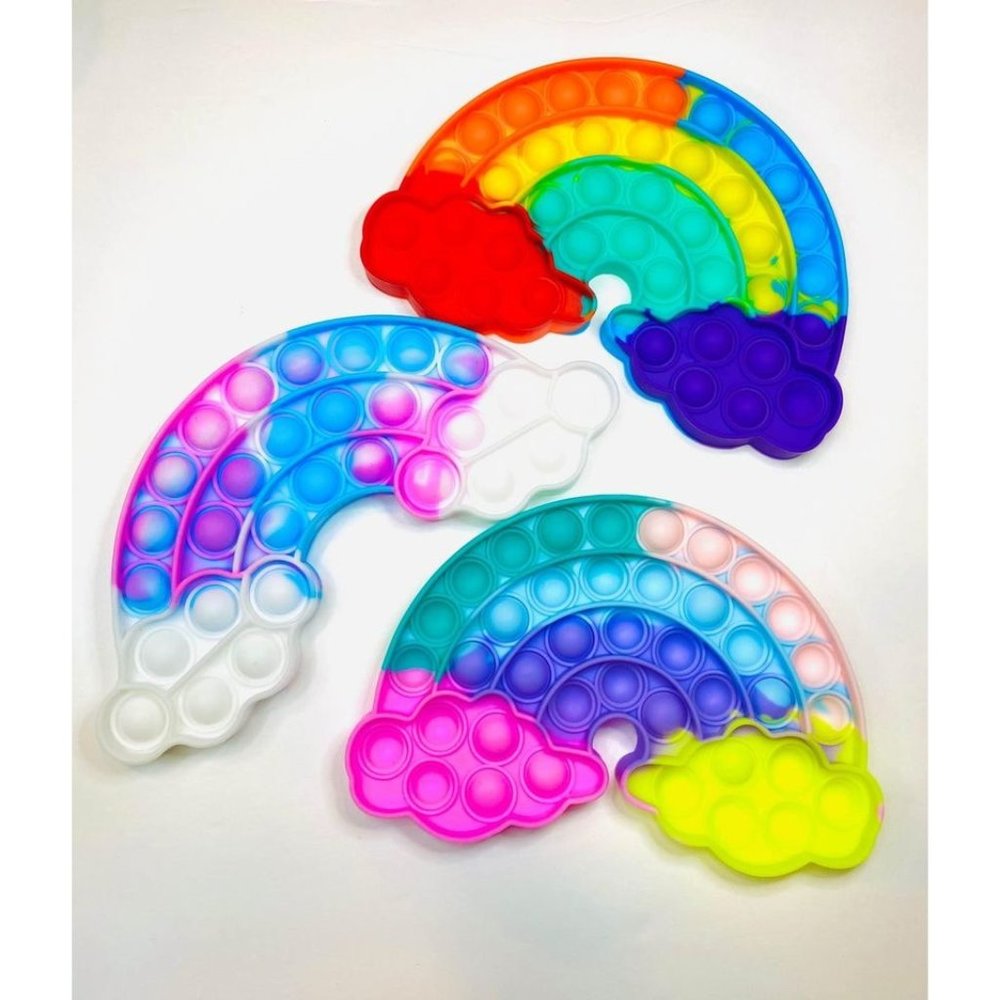 Rainbow Popit Toy (7”)